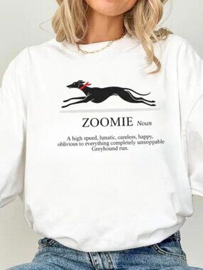Whippet Shirt, Funny Zoomie Definition Tee